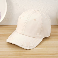 Letter Embroidery Unisex Baseball Cap Adjustable Casual Style Hat F