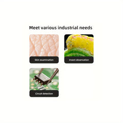 Digital Microscope Camera 1600X 3-in-1 USB for Laptop Insect Observation