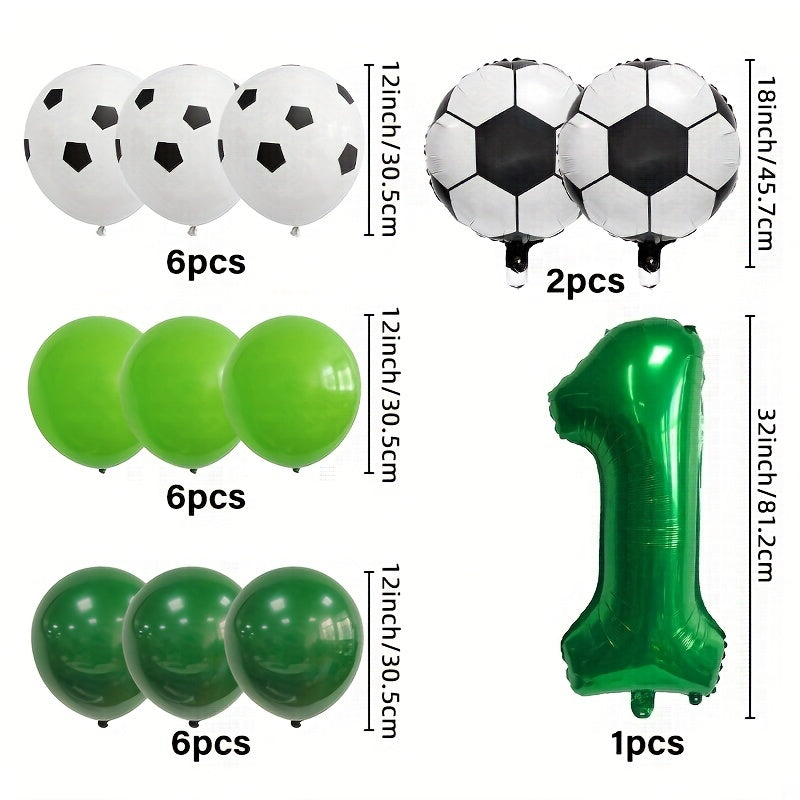 Football Theme 81 Balloon Set Birthday Party Decorations