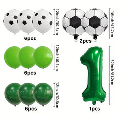 Football Theme 81 Balloon Set Birthday Party Decorations