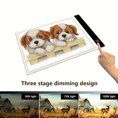 Portable A4 LED Copy Board Light Tracing Box