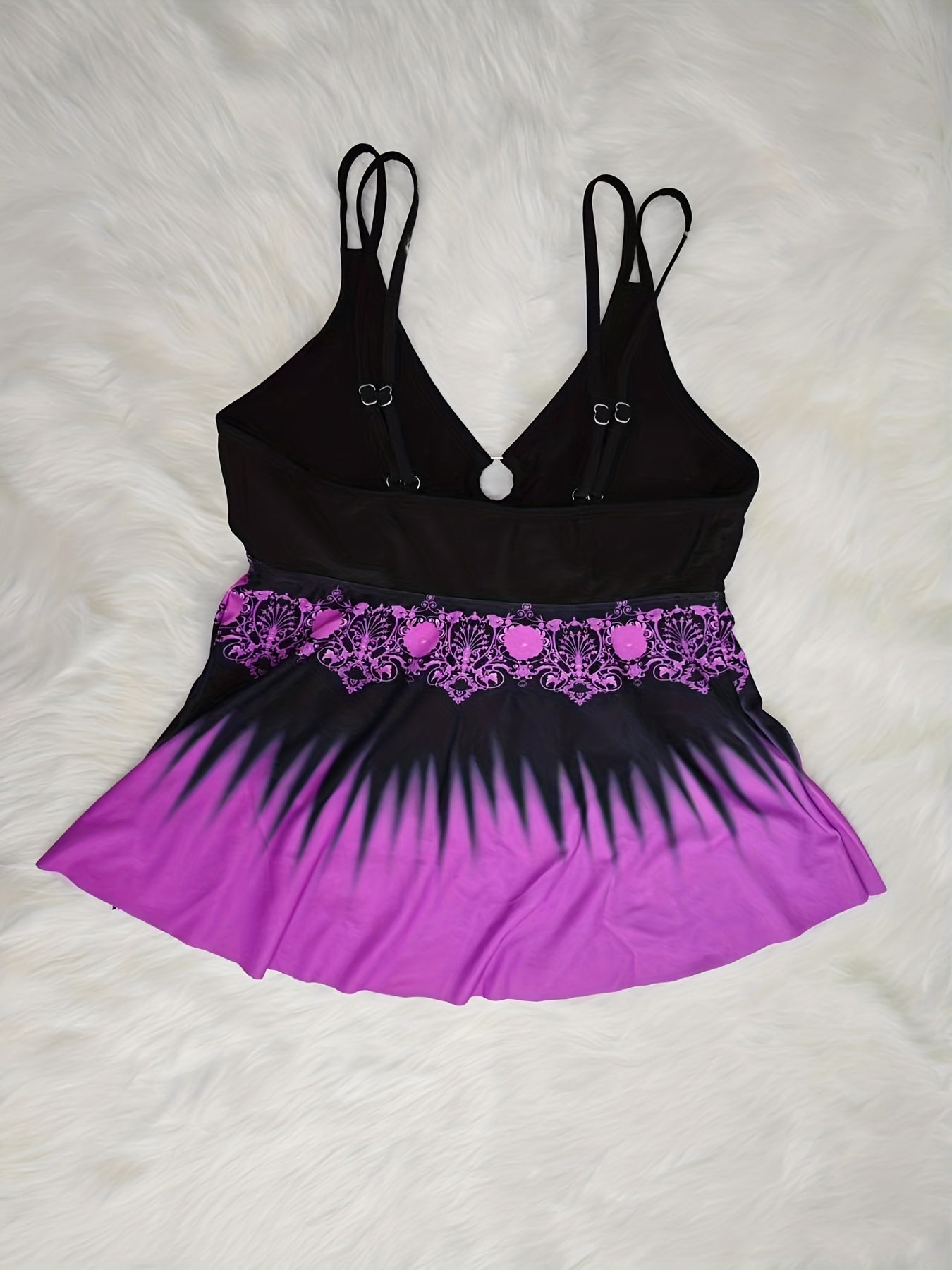  Ombre Print Cami Top & Shorts Set