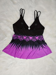  Ombre Print Cami Top & Shorts Set