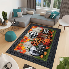 Witch Pleated Pattern Halloween Decorative Carpet Kitchen Mat