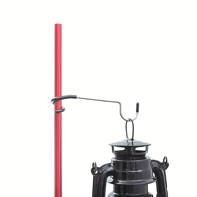 Portable Stainless Steel Tent Light Stand and Lantern Hanger for Camping