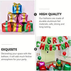 2pcs 22 inch Christmas Gift Boxes Balloon Party Decoration