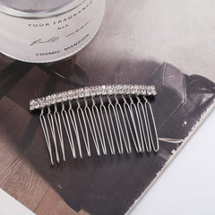 Rhinestone Decor Hair Comb Bridal Wedding Headwear Hair Accessory