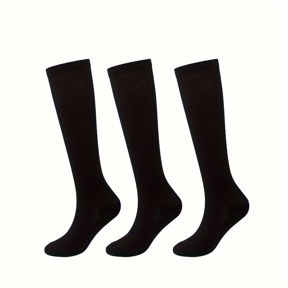 Copper Compression Socks 3 Pairs for Circulation 10-20 mmHg