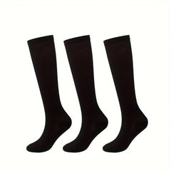 Copper Compression Socks 3 Pairs for Circulation 10-20 mmHg