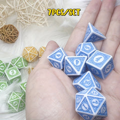 Vintage Style Acrylic Dice Set for Board Games
