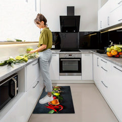 Non Slip Waterproof Kitchen Mat Set Soft Runner Rug