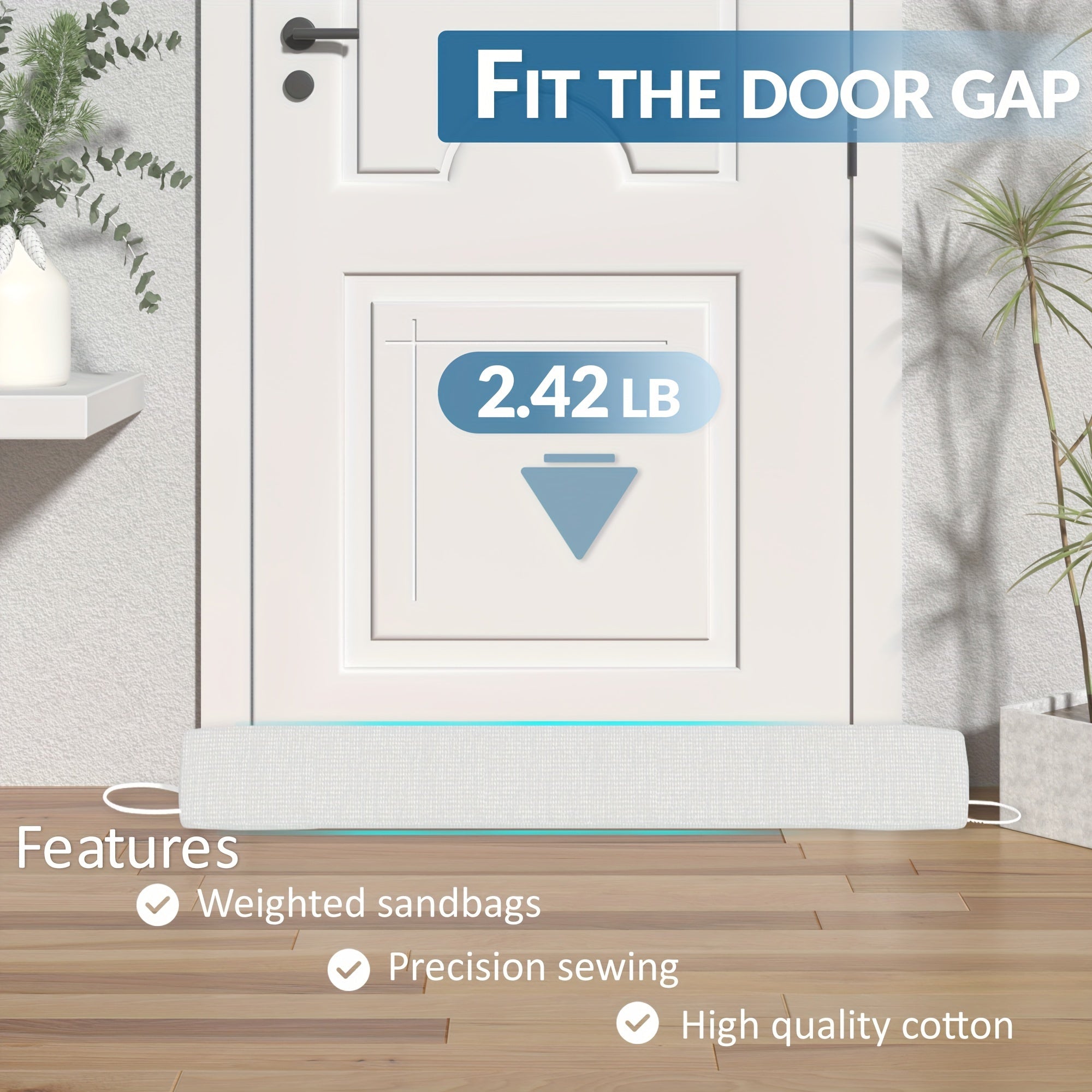 Door Draft Stopper Under Door Blocker