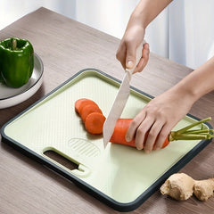 Double Sided Vegetable Cutting Board Plastic Fruit Cutting Board