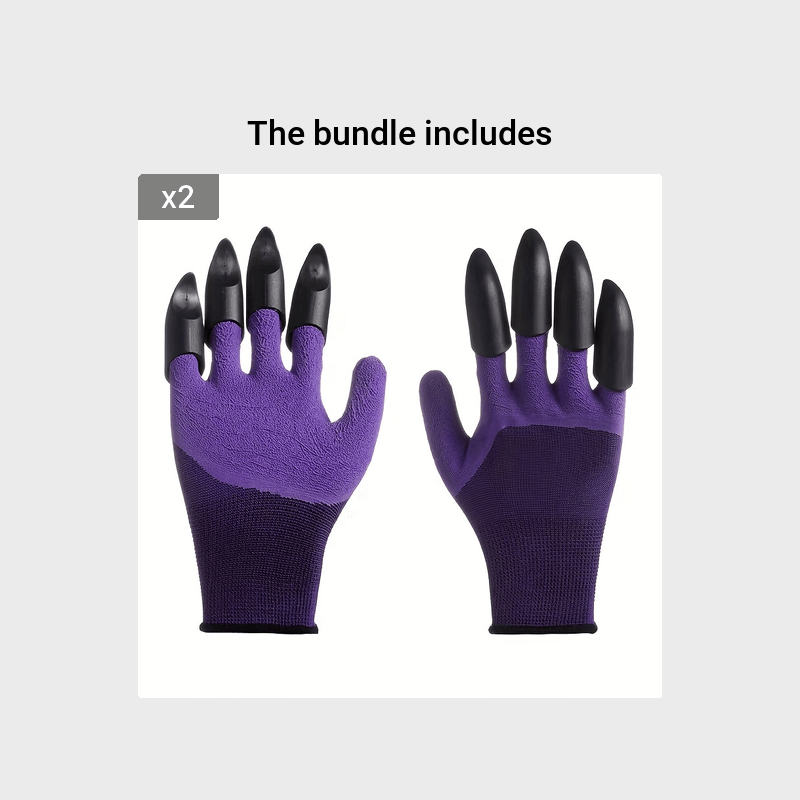 Garden Gloves for Digging Planting Weeding Seeding Protect Nails & Finger
