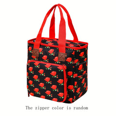 Craft Woven Storage Bag Large Capacity Tote for Work Picnic Travel