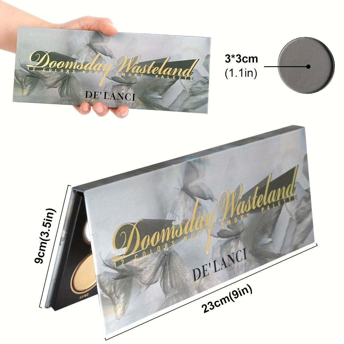 12 Colors Eyeshadow Palette Matte Shimmer Finish