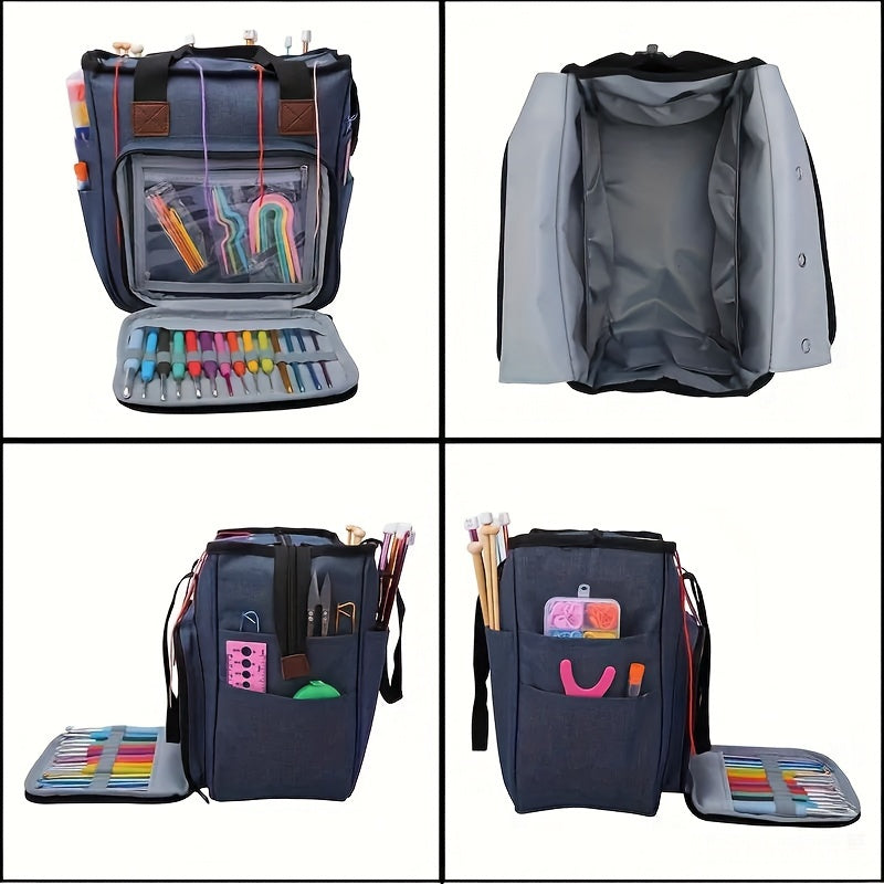 Portable Handheld Sewing Bag Large Capacity Yarn Storage Bag