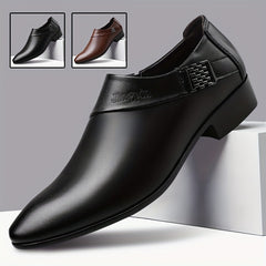 Men's Pointed Toe Slip-On Dress Shoes
