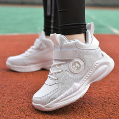 Boy's High Top Basketball Shoes Non Slip Sneakers