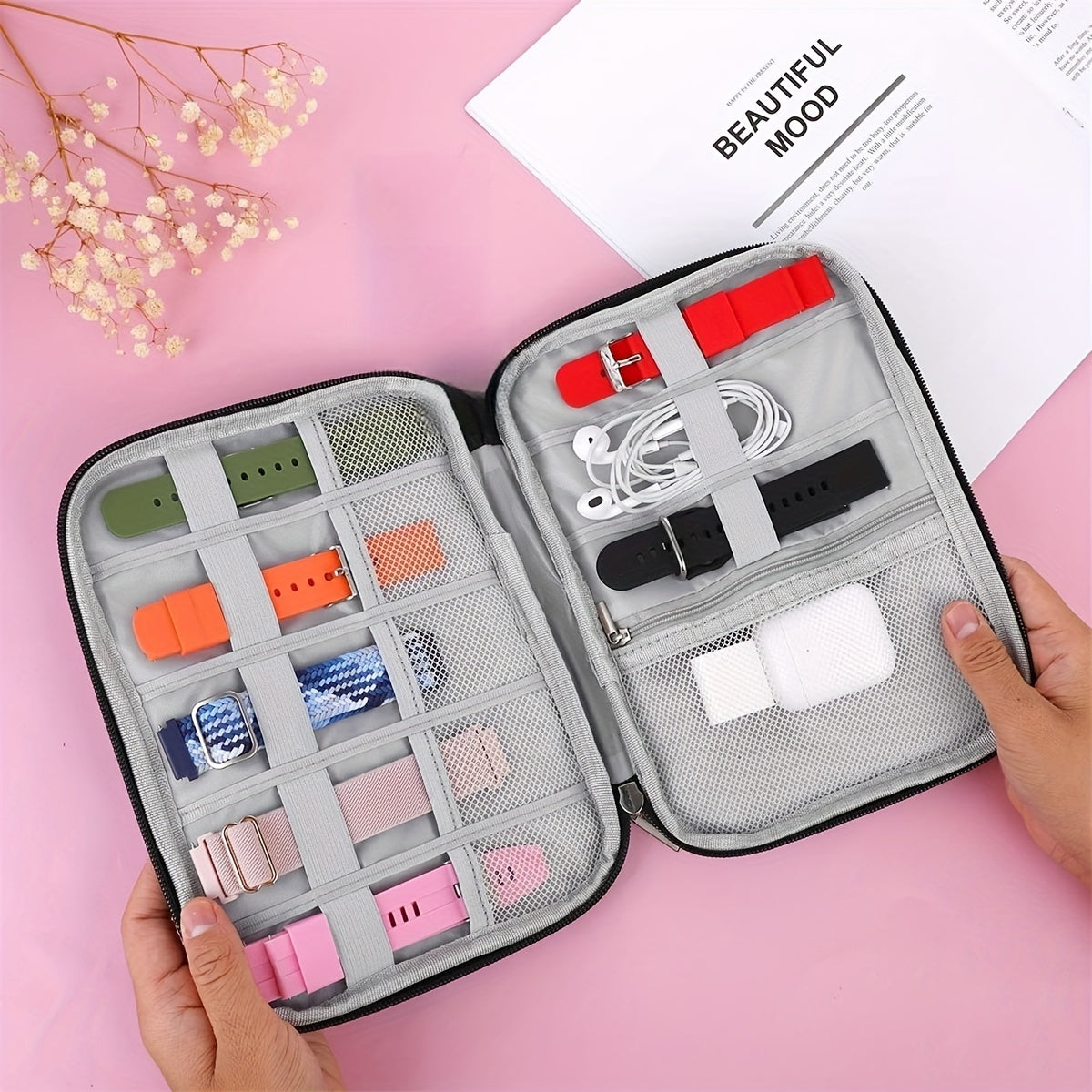 Waterproof Watch Strap Storage Bag for Outdoor Travel
