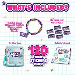 Mystery Sticker Bracelet with 120 Unique Characters