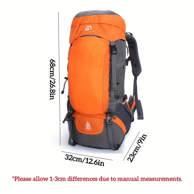 65L Waterproof Backpack for Hiking Climbing Camping