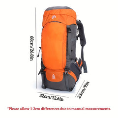 65L Waterproof Backpack for Hiking Climbing Camping