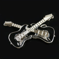 Rock Music Guitar Belt Buckle for Jeans