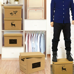 Eco Friendly Paper Storage Box With Lid