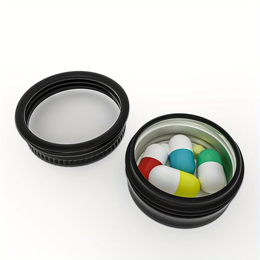Portable Sealed Pill Box Dispenser Medicine Storage Box