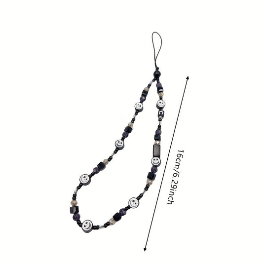 Halloween Ghost Face Phone Chain - Anti-lost Mobile Phone Accessory
