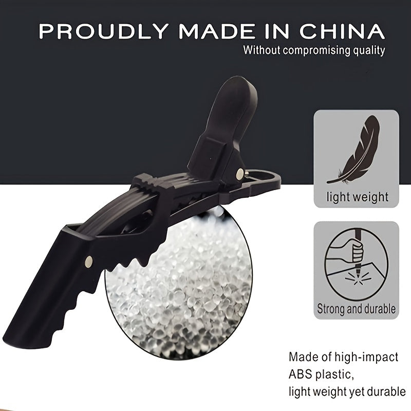 10pcs Wide Tooth Hair Clips for Hair Styling