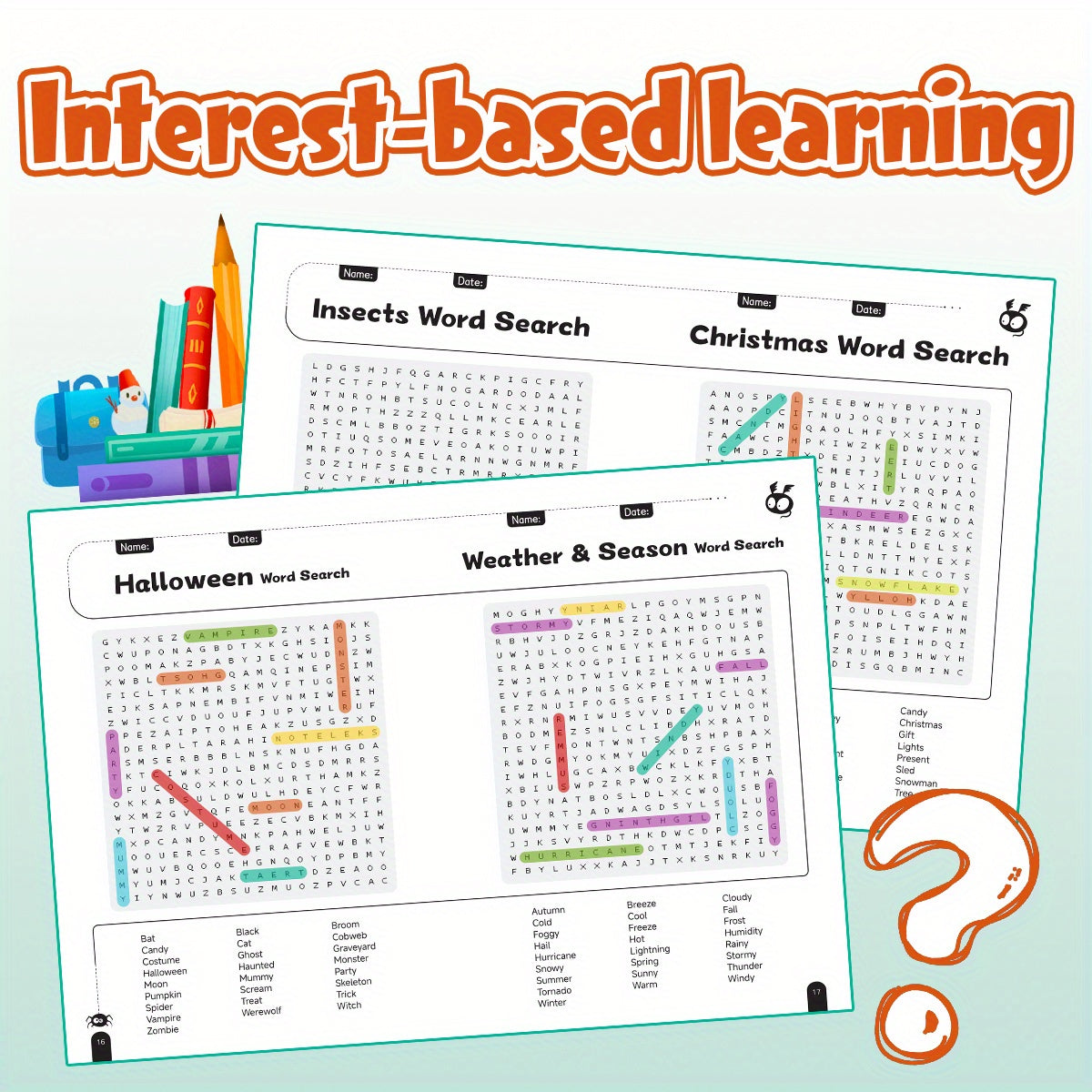 Kids Transportation Puzzle Book: Hidden Words & Boost Vocabulary