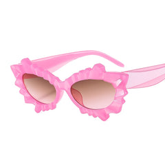 Y2K Irregular Flower Sunglasses Jelly Gradient UV400