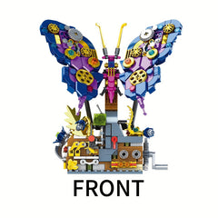 Mechanical Butterfly Model Building Set with Stand ABS Material
