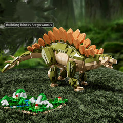 1238pcs Stegosaurus Dinosaur Puzzle Toy Building Set