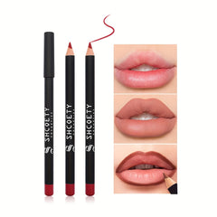 12 Matte Waterproof Lip Liner Set Natural Look