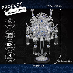Piececool 3D Miao Ethnic Group Headgear DIY 3D Model Metal Gift