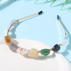 Boho Resin Crystal Headband Hair Band Women Girls Hair Accessories