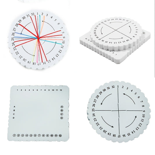 Braided Rope Knot Knitting Weaving Jewelry Board - 1pc