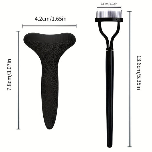2PCS Eyelash Mascara Guard Separator Tool 2 In 1 Kit Lash Applic