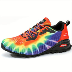 Men's Knit Trail Running Shoes for Traveling Hiking