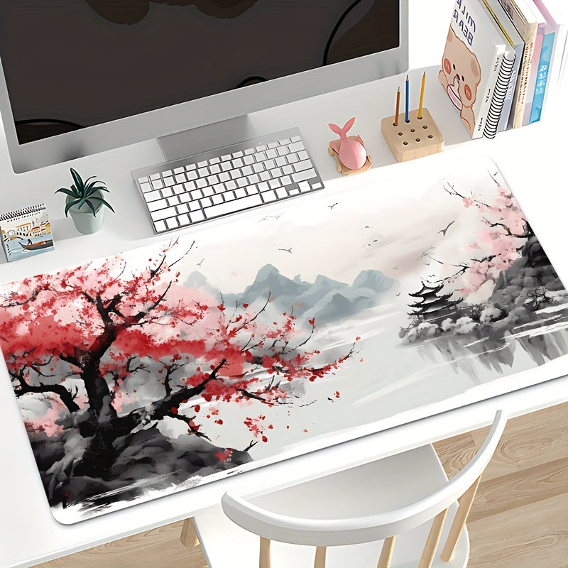Non Slip Gaming Mouse Pad - Smooth Surface for Office and Gaming - Protects Desk
