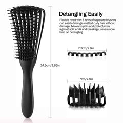 Detangling Hair Brush Knots Detangler Scalp Massage Comb