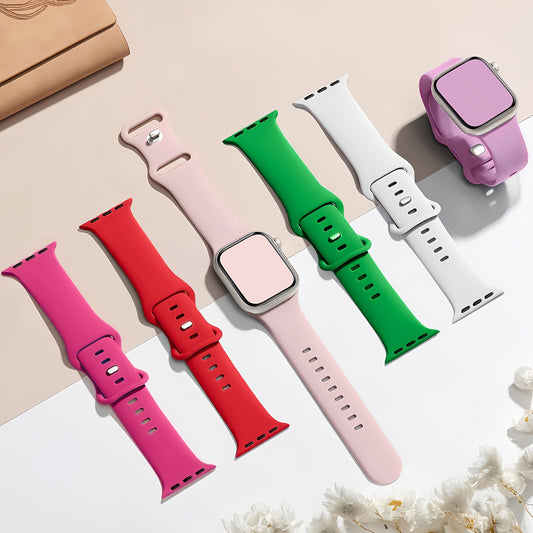 Christmas iWatch 10 1 Series Soft Strap Waterproof Breathable Light Beige