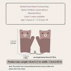 Kids Winter Warm Knitted Gloves