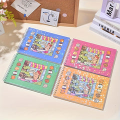 BOBBIE GOODS Cat & Dog Life Coloring Book - High Quality Paper for Adults Teens