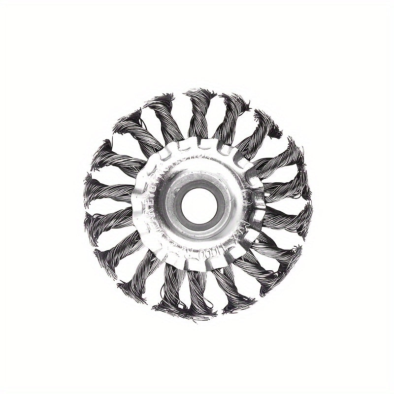 Wire Wheel Brush Twist Knotted Carbon Steel Wire Wheel for Angle Grinder