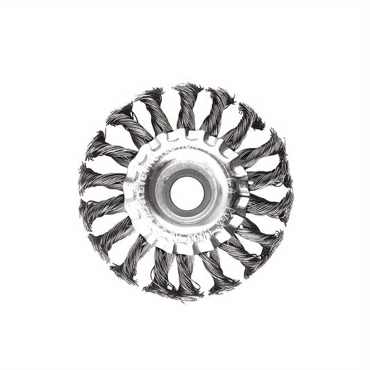 Wire Wheel Brush Twist Knotted Carbon Steel Wire Wheel for Angle Grinder