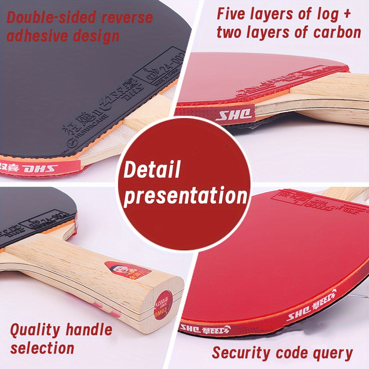 Professional Table Tennis Racket for Training